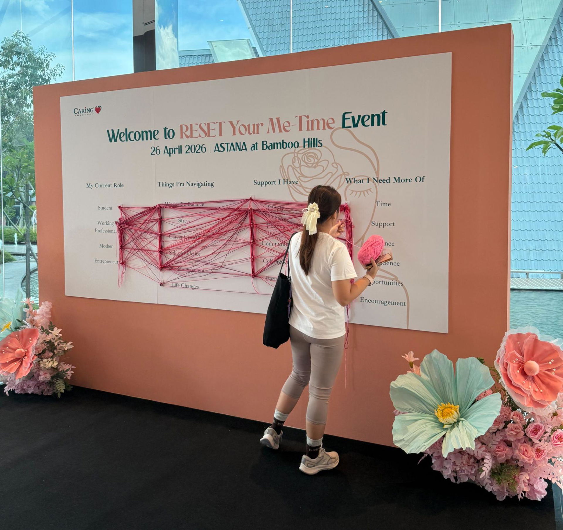 CARiNG Reset your ME time board