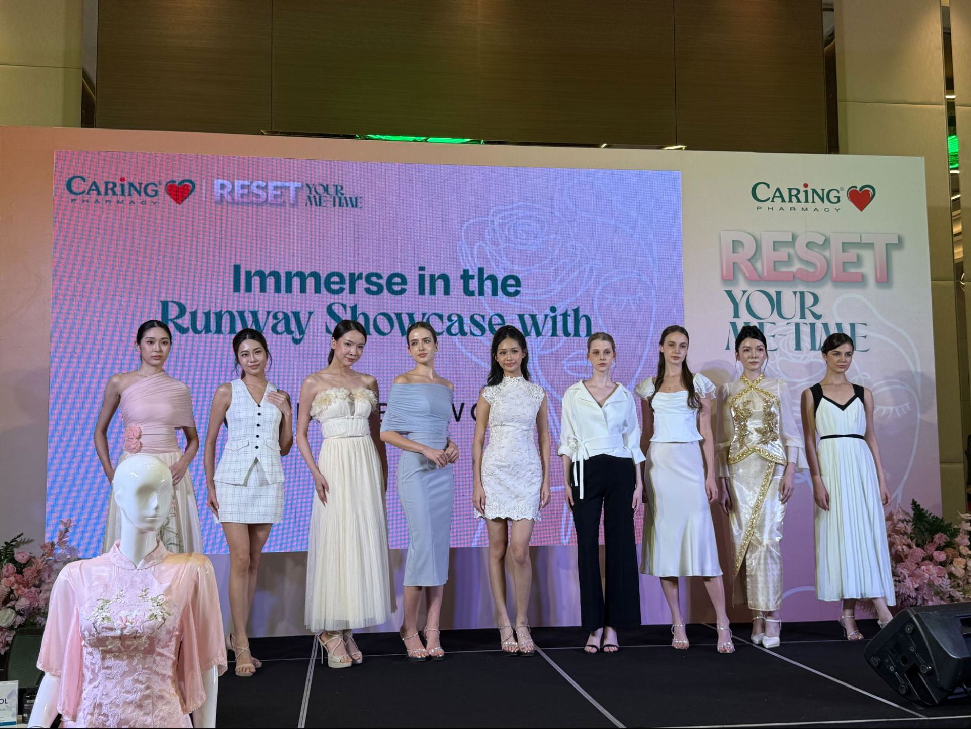 CARiNG Women Wellness event models DoubleWoor