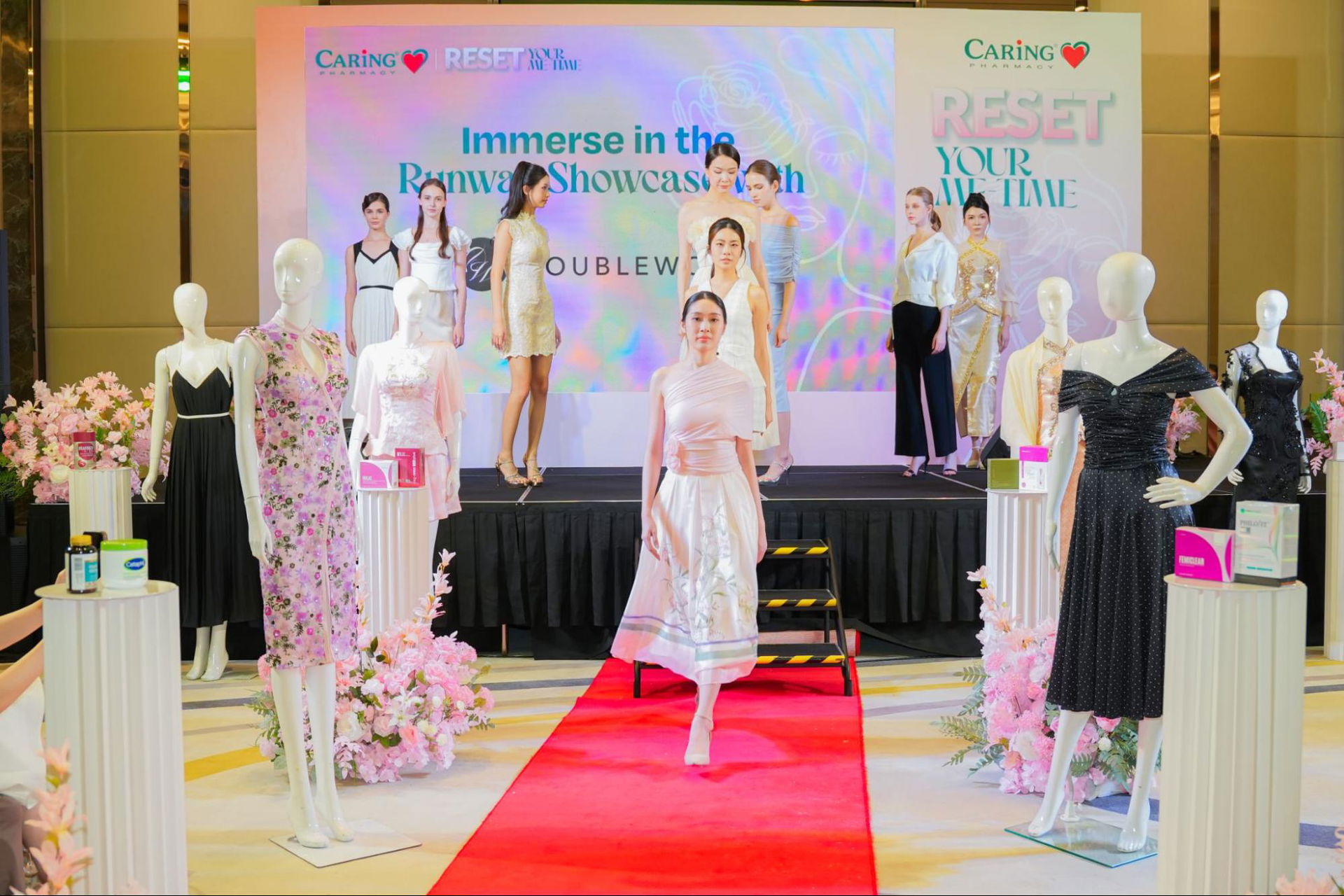 CARiNG Women Wellness launch model runway