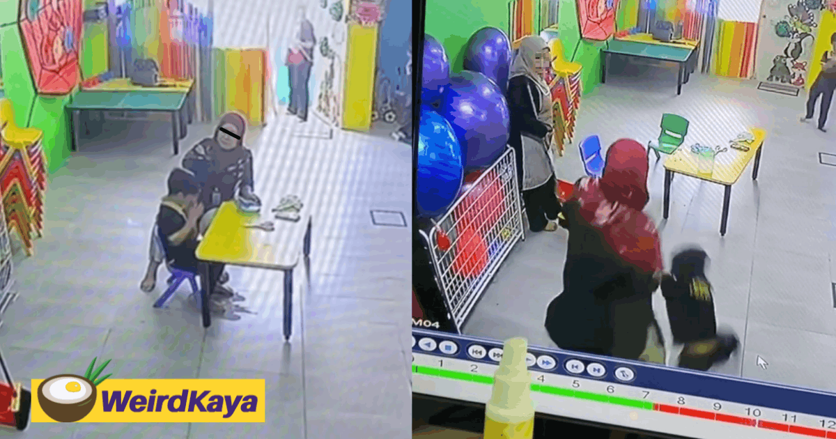 Cctv footage shows daycare manager allegedly abusing autistic boy, investigation ongoing | weirdkaya