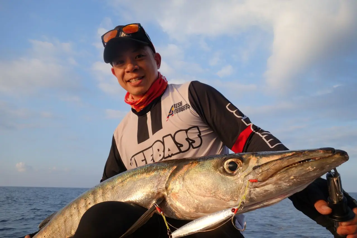 Cheah liek hou going out for fishing. Image taken before covid-19. (provided by liek hou)