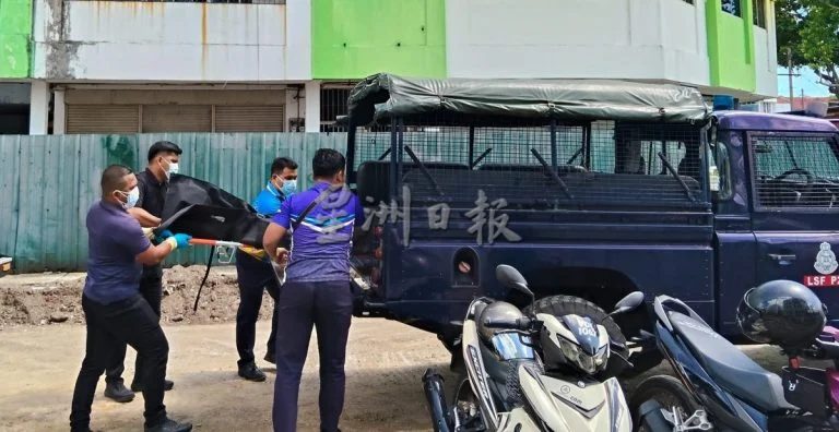 Dead body in car Penang (2)