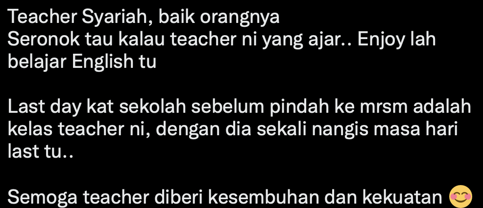 Dedicated teacher in johor wears oxygen mask to continue her teaching at school comment 01