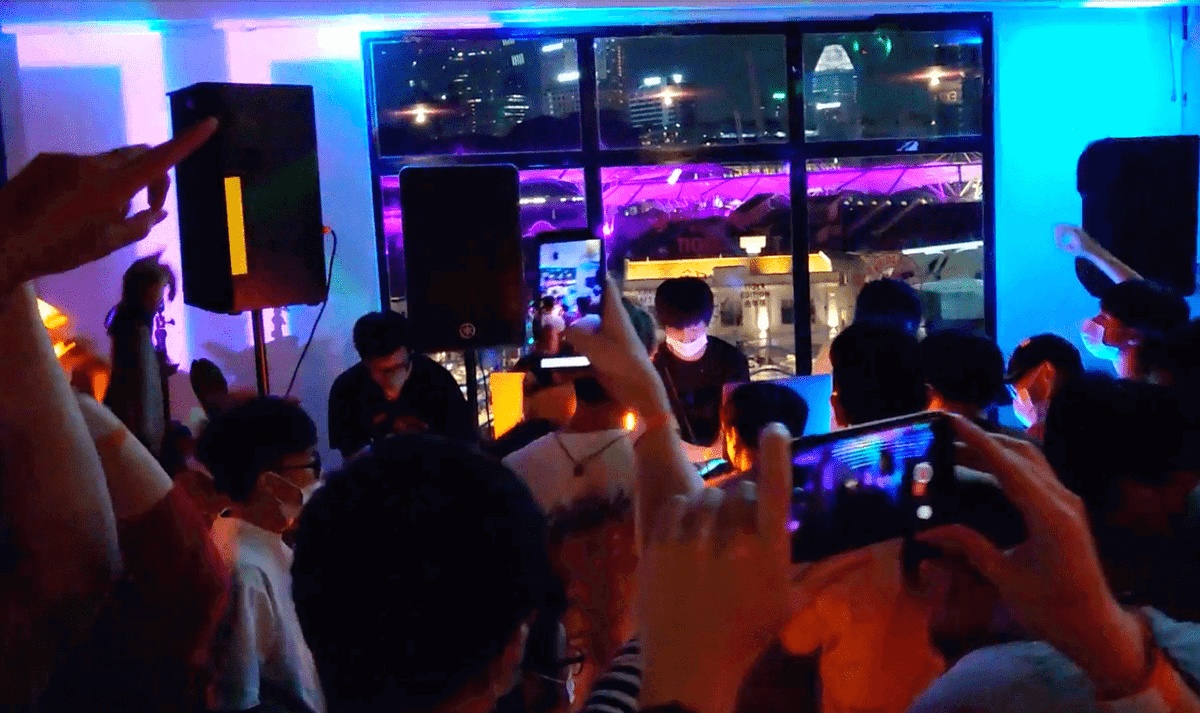 Donki song play at anime event in singapore