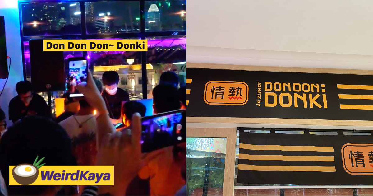 [video] 'don don donki' theme song gets played at anime event & partygoers are absolutely loving it | weirdkaya