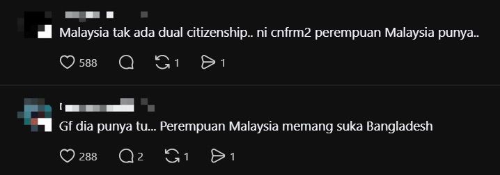 Man Shows Off His Bangladeshi & M'sian Passport, Netizens Urge Authorities To Take Action comment 3