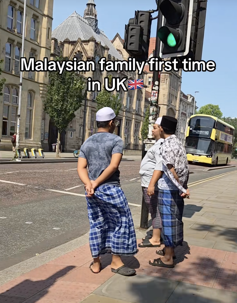 Family's first time in UK