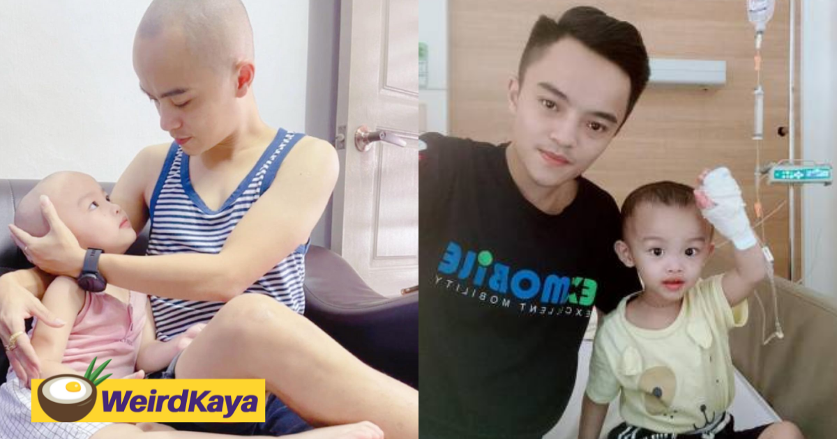 Jb father shaves off his hair in support of 3yo's son fight against stomach illness | weirdkaya