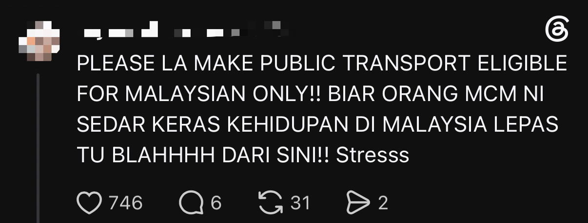 'All For The Likes' — RapidKL Responds To Viral Clip Showing Foreigner Using LRT Token As 'Toothpick' comment 2