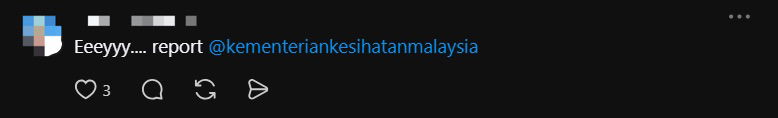 Fried chicken on top of rubbish bin netizen comment 2