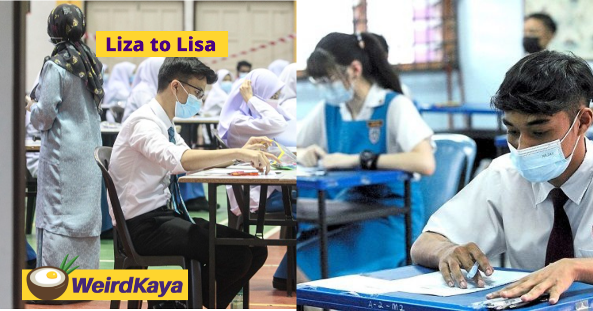 From 'Liza' to 'Lisa' MOE slammed over unnecessary typo correction for SPM Maths paper