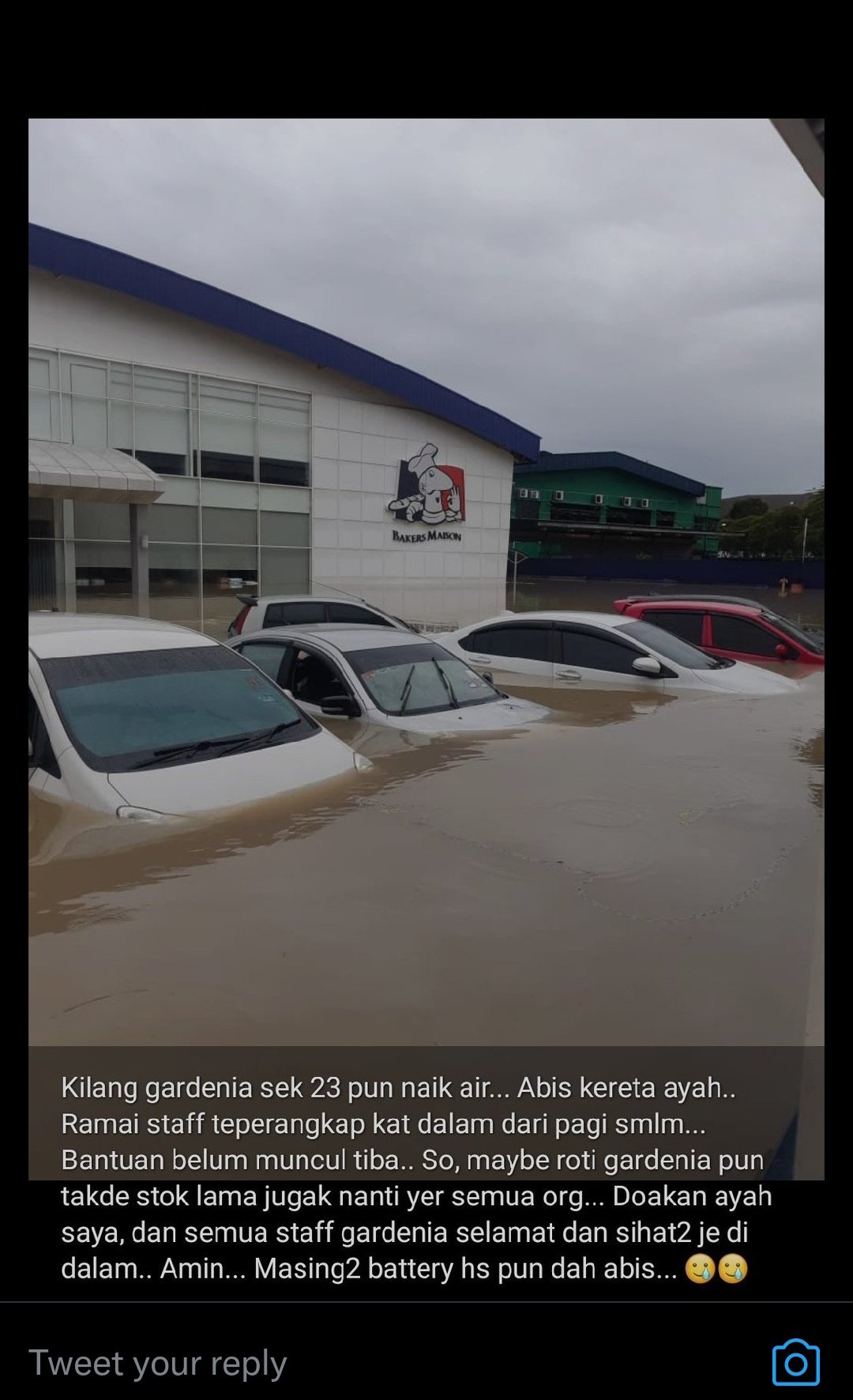 Gardenia bread's supply disrupted due to flooding at its factory | weirdkaya