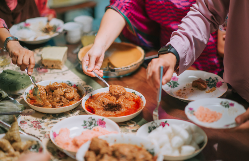 Hari Raya open house celebration