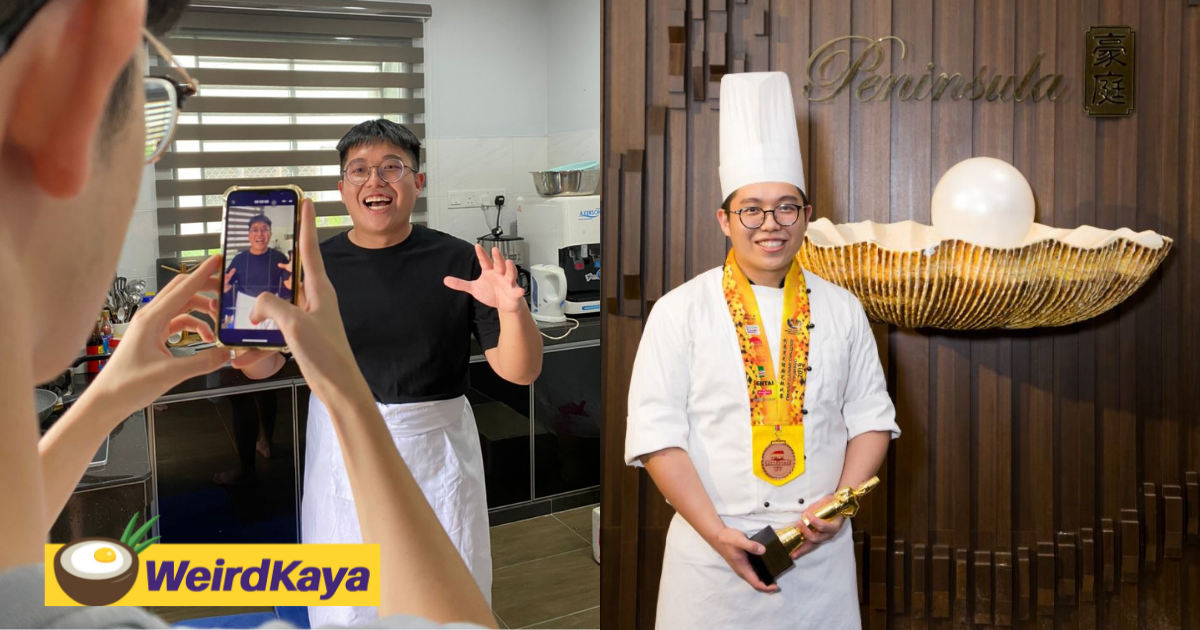 'hi guys, hari ini saya nak share-kan... ' 23yo award-winning chef breaks cultural barriers by introducing chinese recipes in malay | weirdkaya