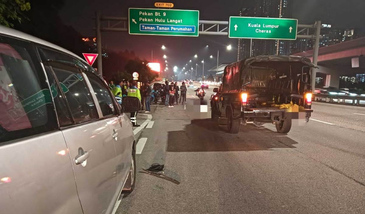 Hit-and-run on Cheras-Kajang Highway (1)