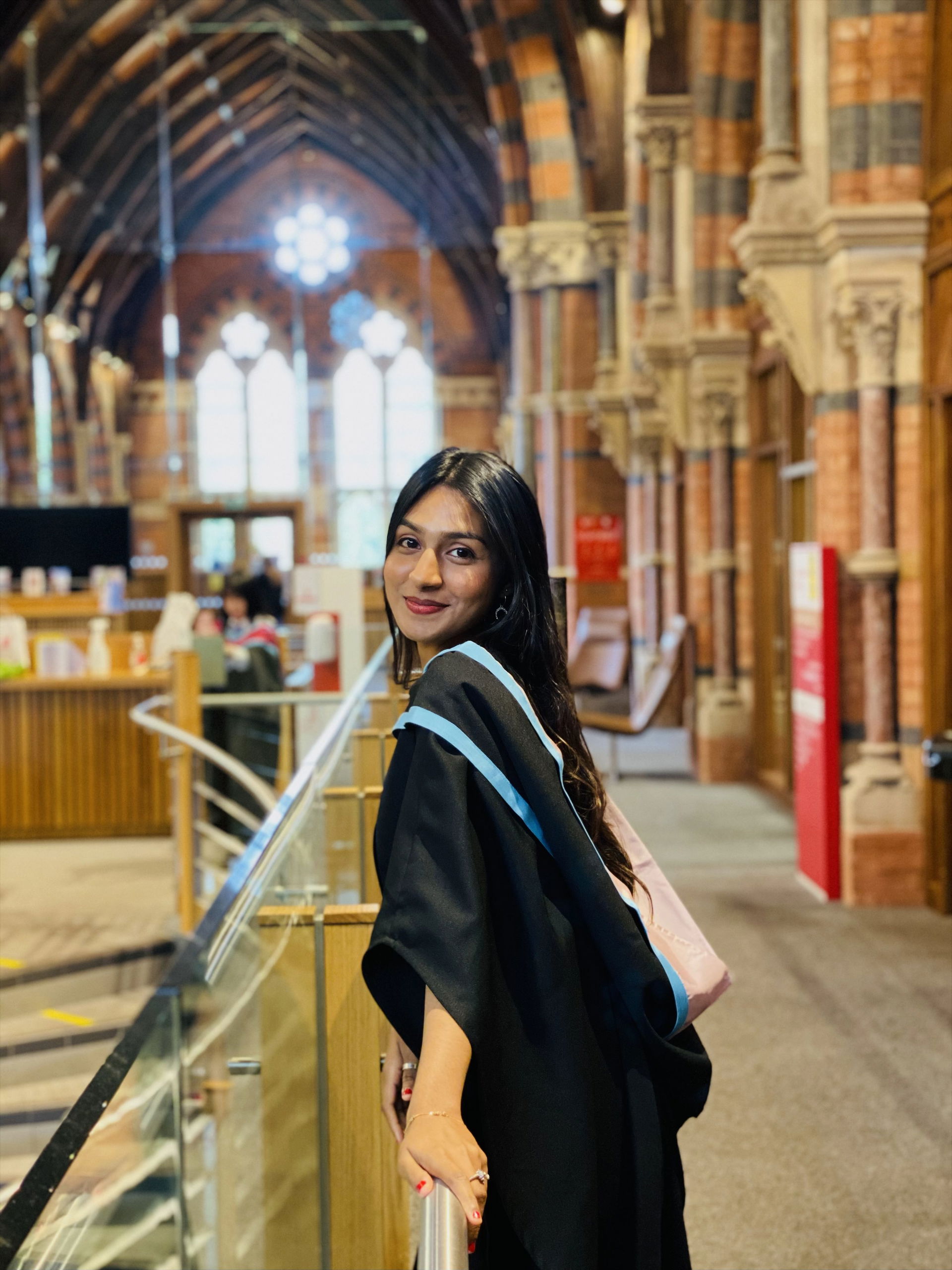 Resshma inside her university