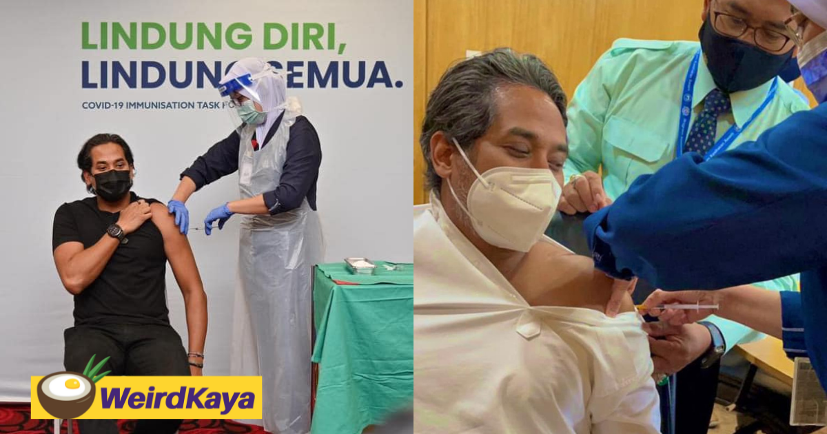 'i'm 100% vaxxed! ' khairy refutes unvaccinated claim with video evidence | weirdkaya