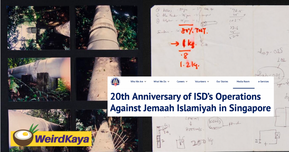 Terrorist group tried provoking war between sg and my by cutting water pipelines 20 years ago, sg's security dept reveals | weirdkaya
