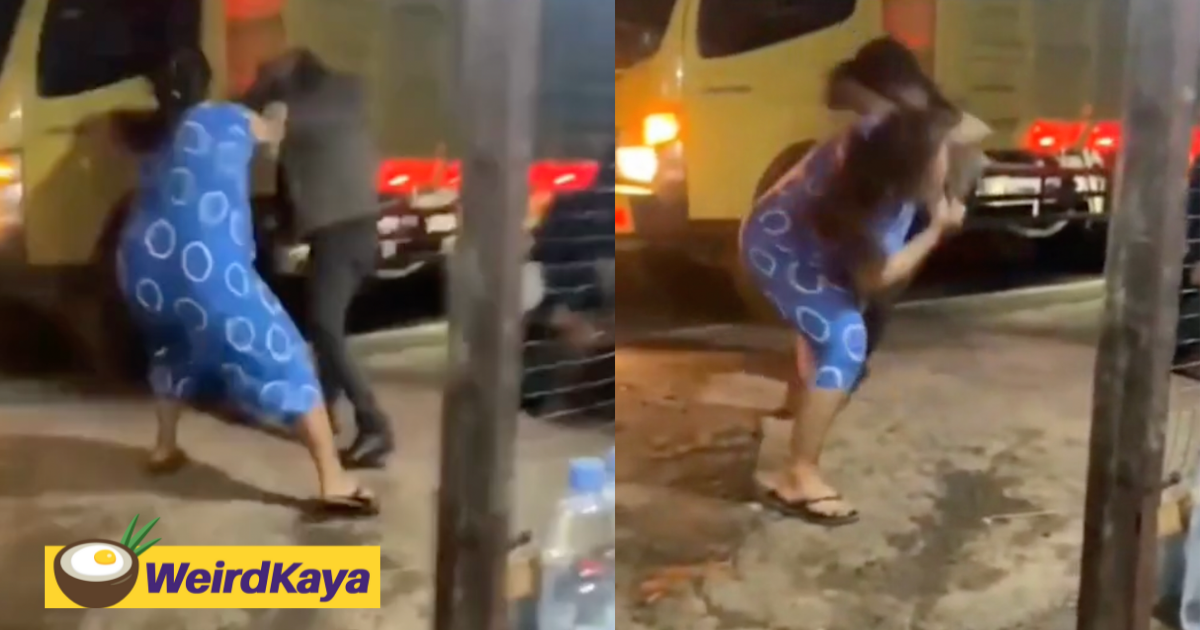 'kung fu' makcik delivers the smackdown on man who tried stealing her phone | weirdkaya