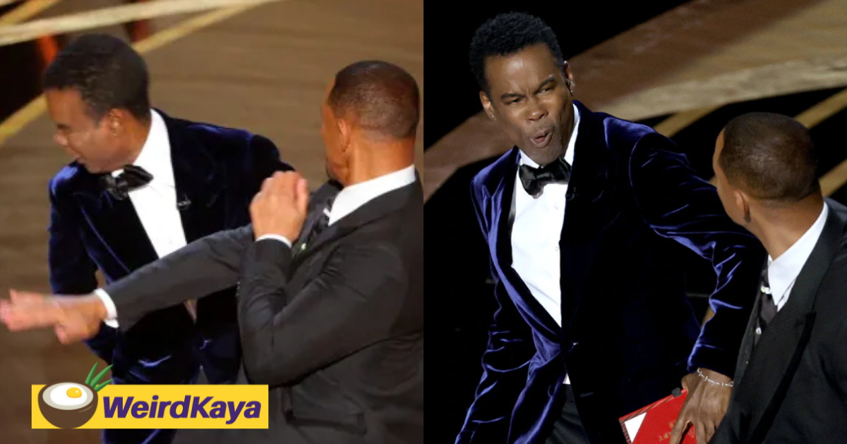 Will Smith slaps Chris Rock onstage for joking about his wife at Oscars