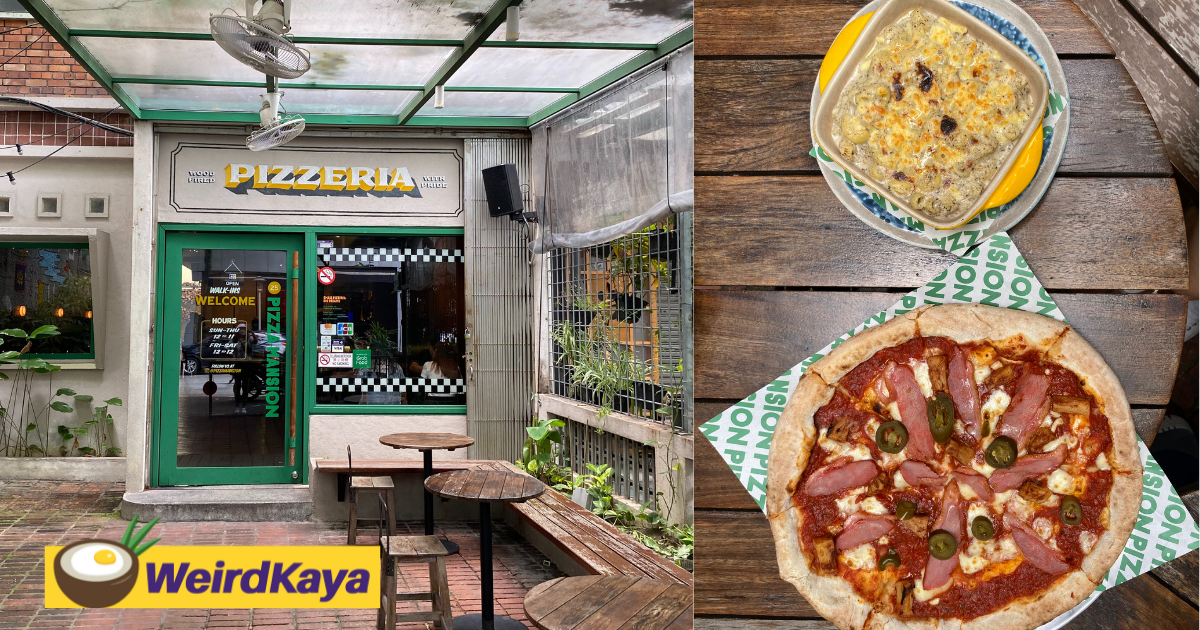 Pizza mansion review: we spent around rm20 per pax at this quaint pizzeria in bukit bintang | weirdkaya