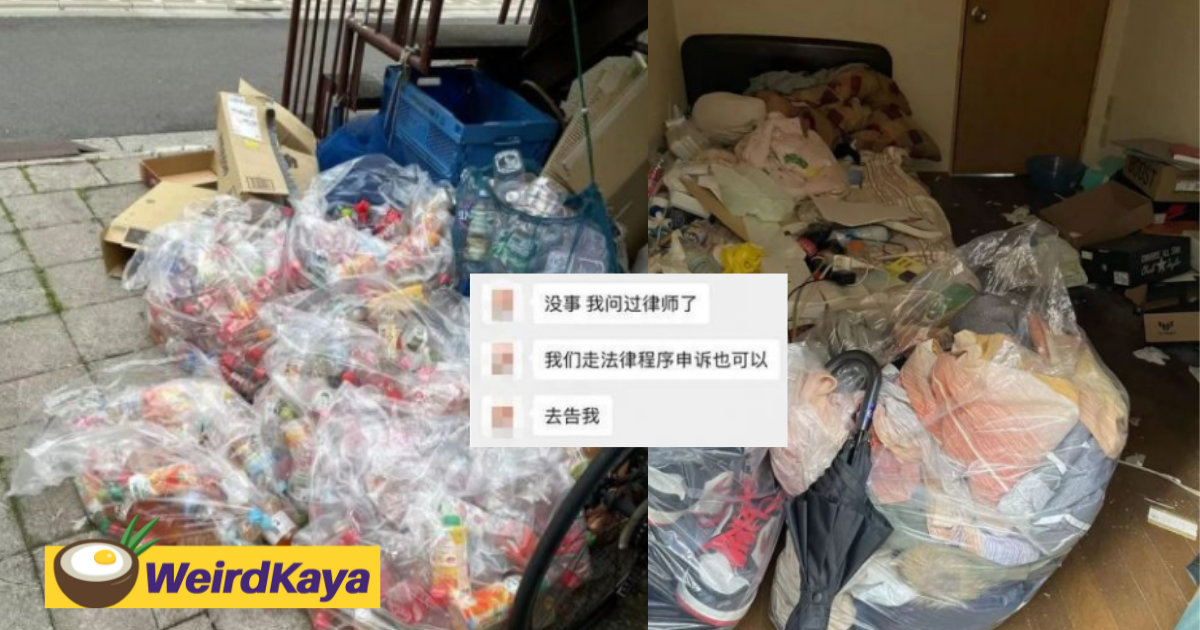 Student trashes rented unit by leaving behind tons of rubbish and 150 plastic bottles filled with urine | weirdkaya
