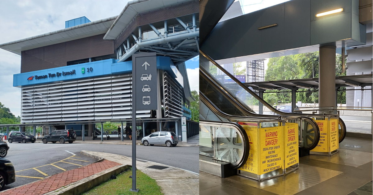 Rapid rail: m'sians only able to use escalators at ttdi mrt station by year-end | weirdkaya