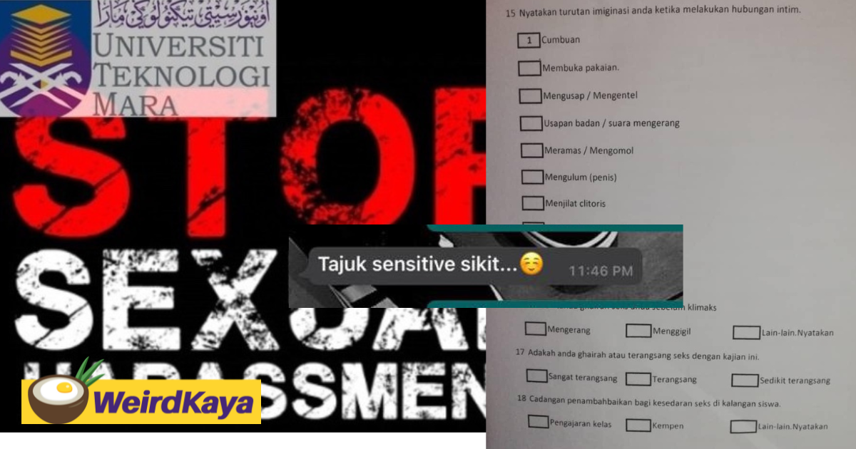 Uitm lecturer who allegedly sexually harassed a student demands a public apology from her | weirdkaya