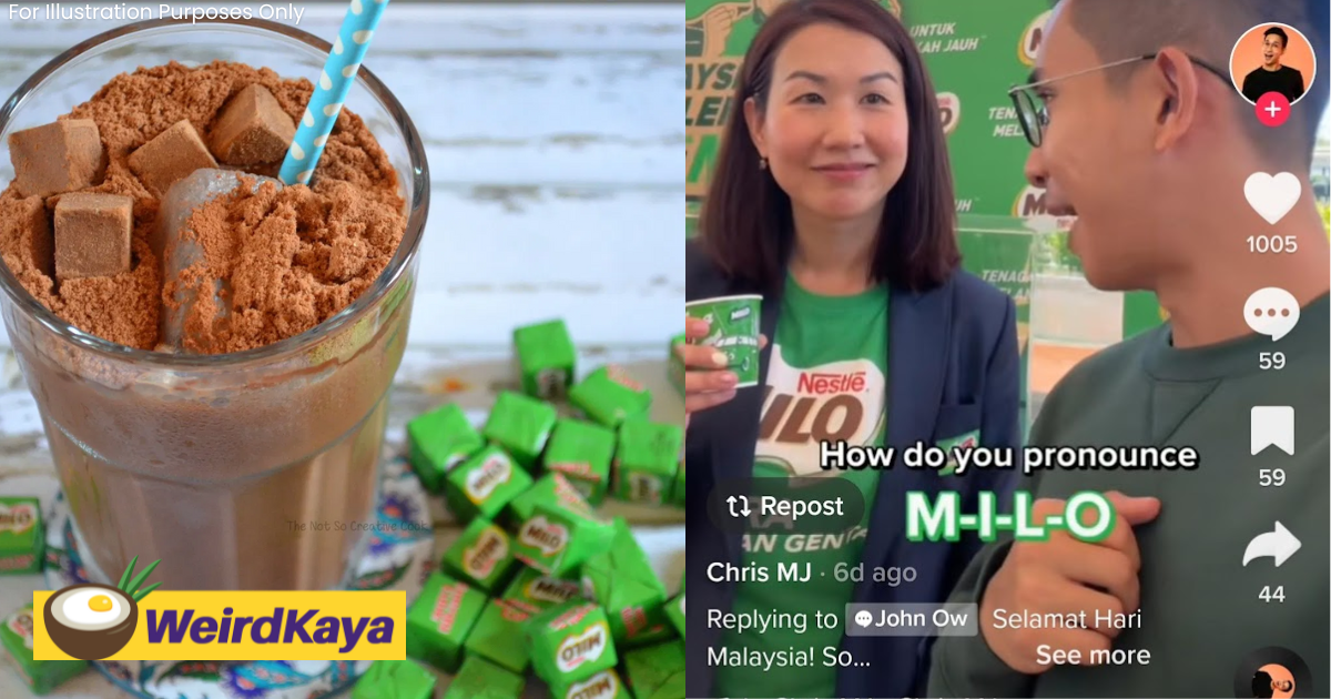 'my-lo' or 'mee-lo'? Milo m'sia business executive officer is here to put the debate to rest | weirdkaya