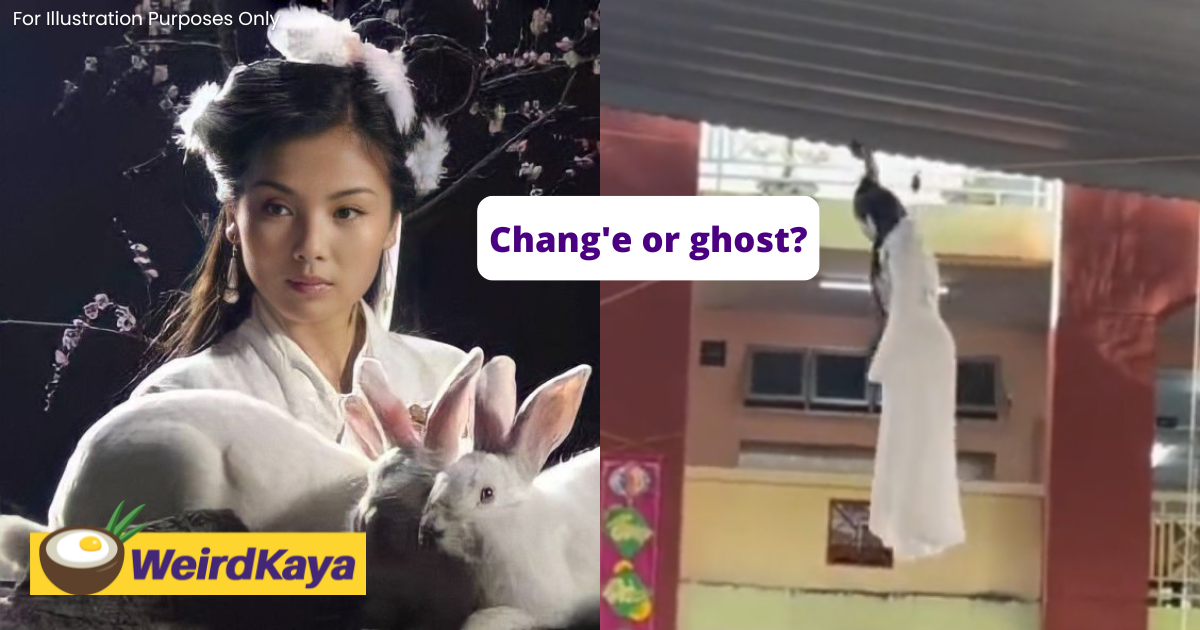 Ghost-like chang'e flying in mid-autumn festival performance condemned by netizens | weirdkaya