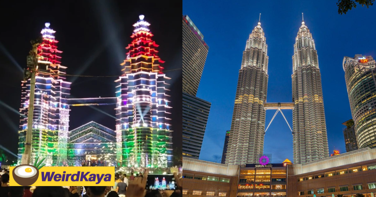 Klcc’s stunt double? 88-storey replica of petronas twin towers spotted in india | weirdkaya