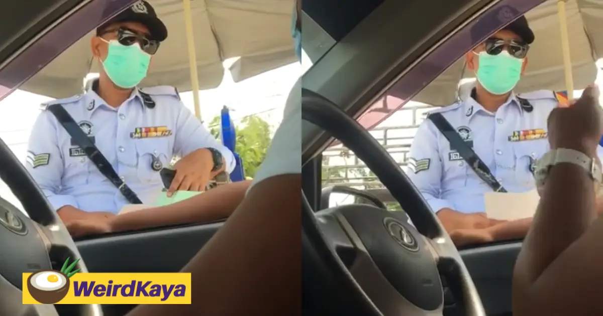 “take care of your wife” couple gets free marriage advice from police officer at a roadblock | weirdkaya