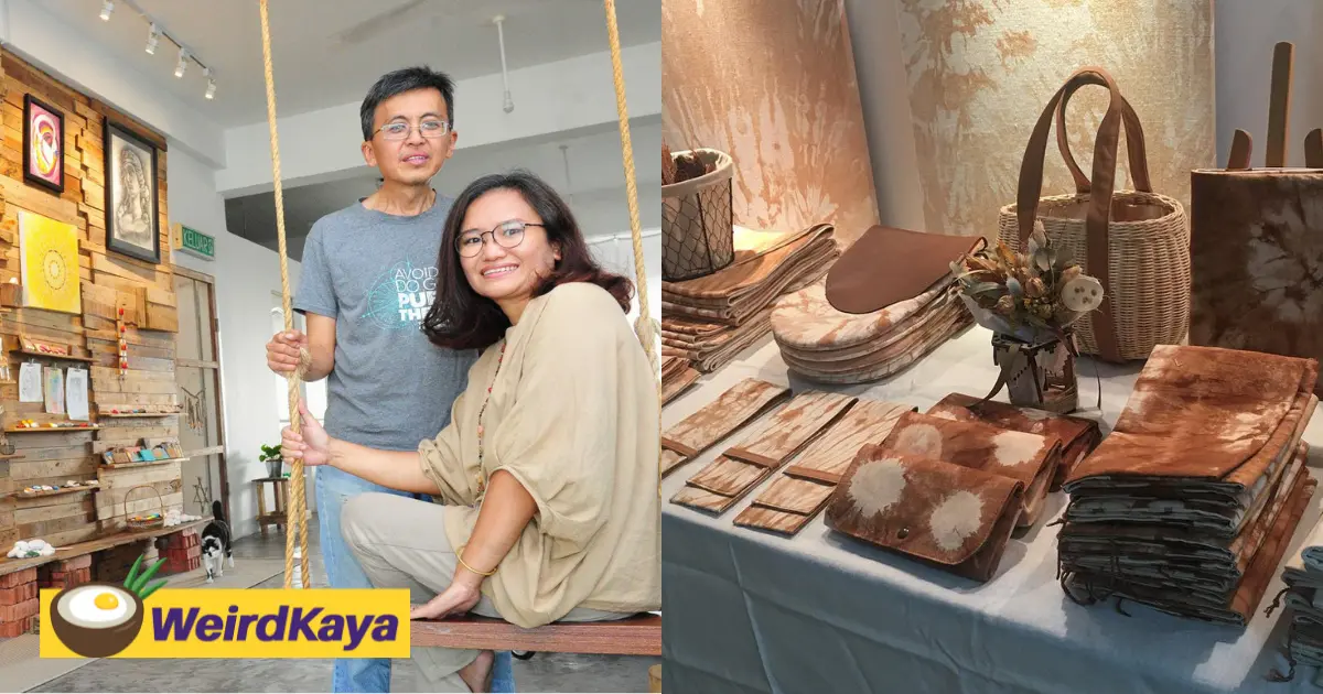 Johor couple takes on sustainable development goals with natural dye | weirdkaya