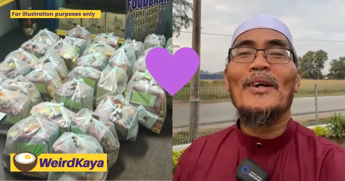 Uncle thanks m'sian bts army for assisting 600 families with food aid | weirdkaya