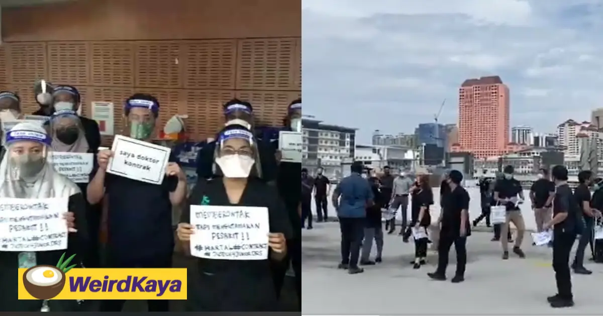 [video] doctors stage walkout in conjunction with #hartaldoktorkontrak protest | weirdkaya