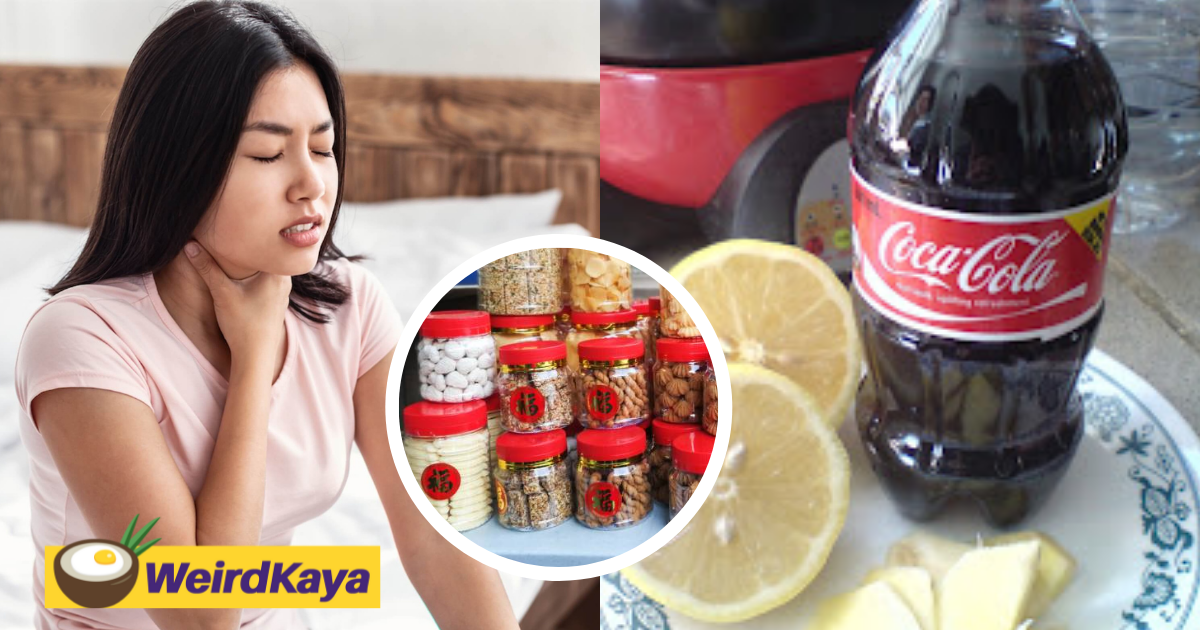 Had too much cny cookies to eat? Here are 5 diy remedies to cure your sore throat in no time! | weirdkaya