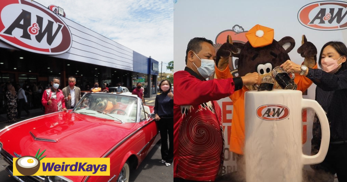 A&w seremban dons retro makeover and is malaysia's first outlet to include jamaica blue | weirdkaya