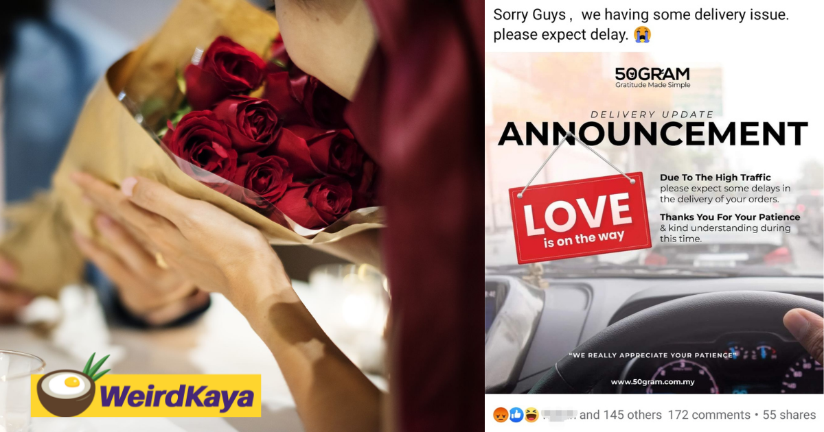 Customers left fuming after popular florist shop 50gram fails to deliver orders on time on valentine's day | weirdkaya