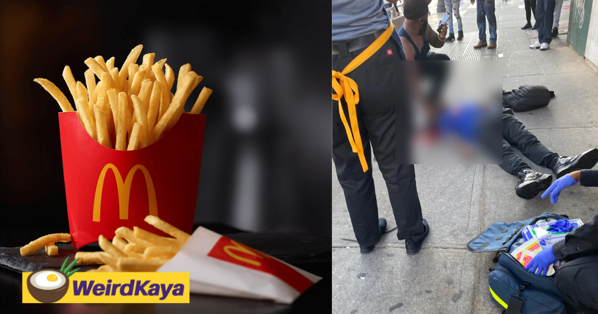 Woman gets served cold french fries, son shoots mcd worker in the neck | weirdkaya