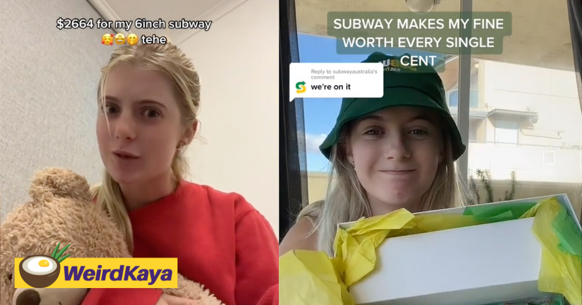 Aussie woman gets fined rm8,069 for not declaring 6-inch subway sandwich she brought from sg | weirdkaya