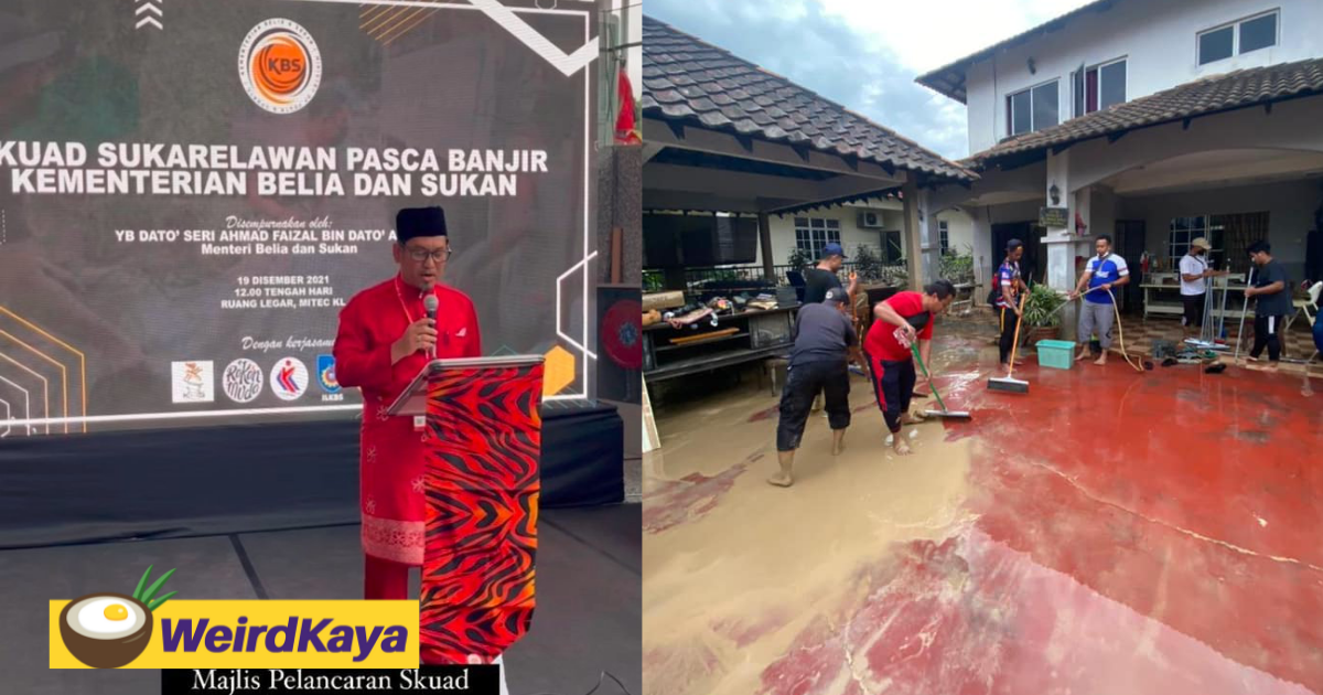 Sports minister criticised for holding ceremony as thousands of flood victims suffer | weirdkaya