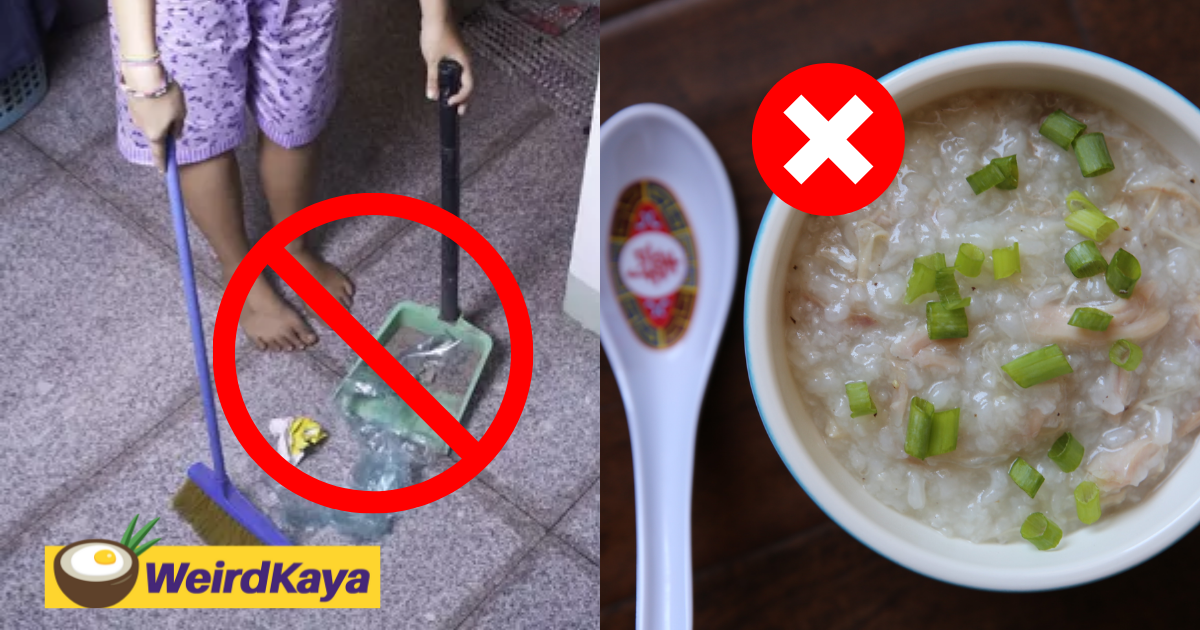8 famous CNY taboos we never understood as a kid explained