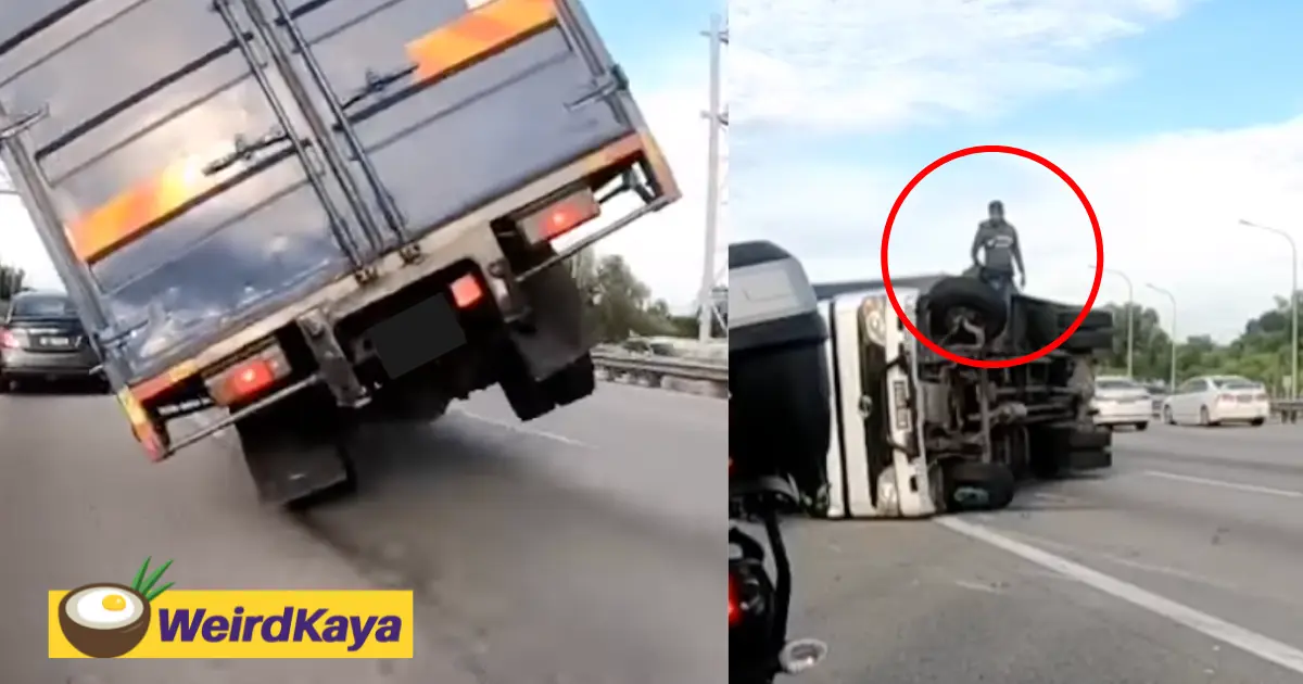 Lorry driver skids along the nkve and tests positive for drugs | weirdkaya