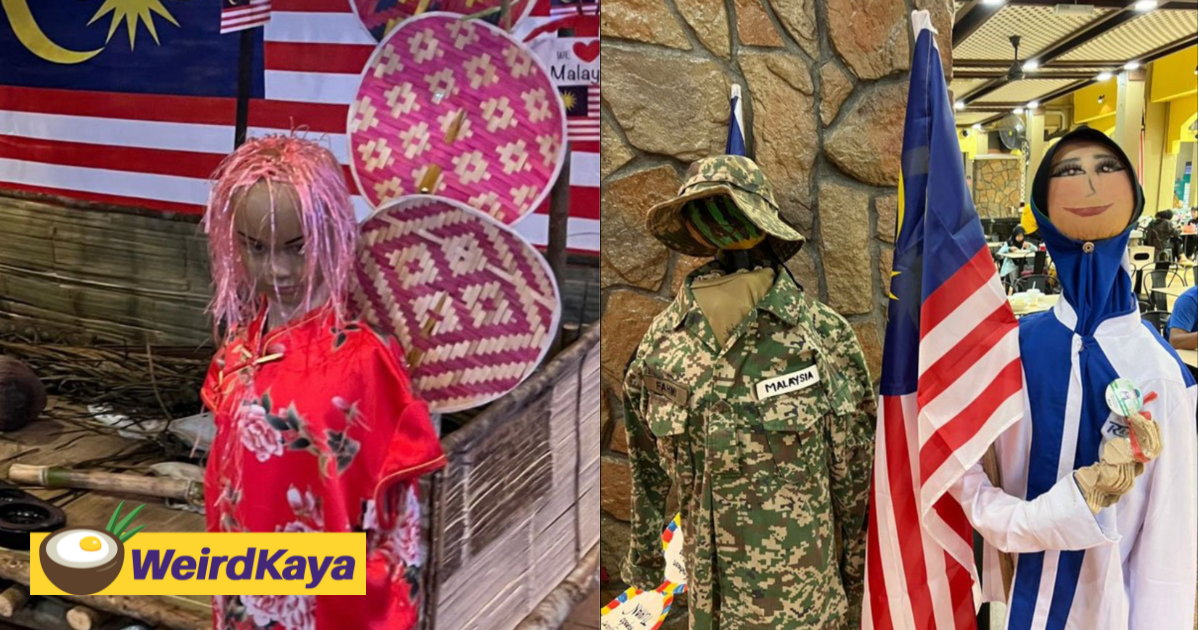 'low cost cosplay' m'sians shocked to find merdeka decoration at r&r along north-south expressway | weirdkaya
