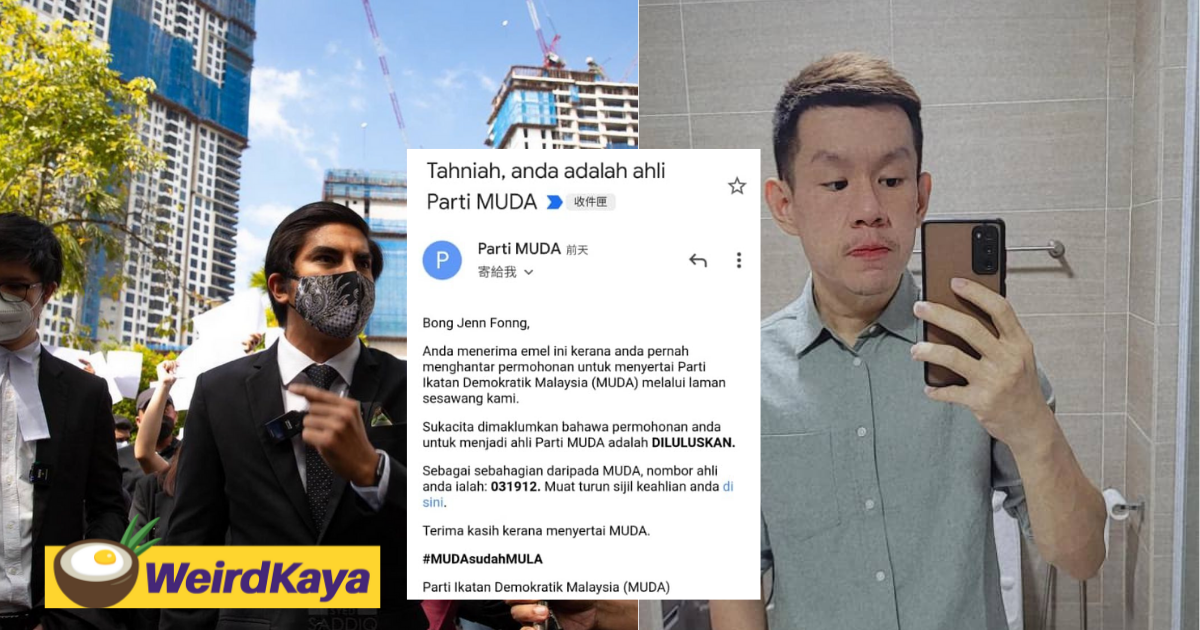 'i didn't sign up for this! ' angry m'sian cries foul over being registered as a muda member without his consent | weirdkaya