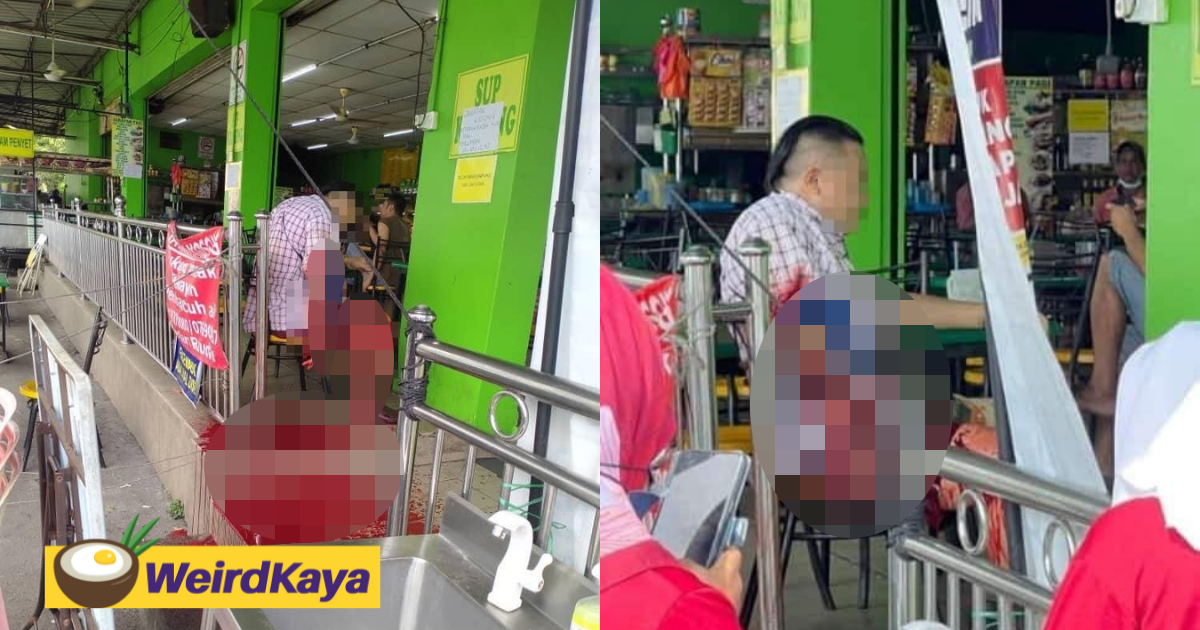 Man repeatedly slashed with machete while scrolling his phone at a restaurant | weirdkaya