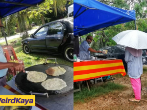 Man sells roti canai for only RM0.50 in honor of his deceased son despite soaring prices