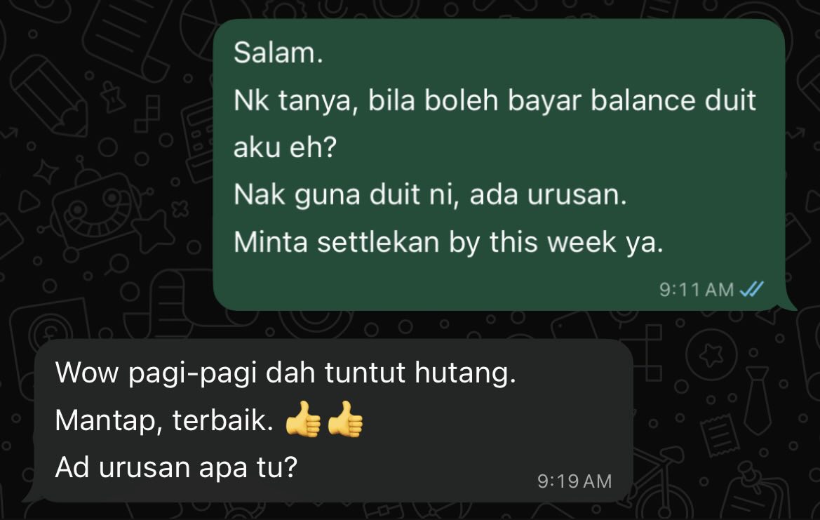 Man upset when asked to settle debt (1)