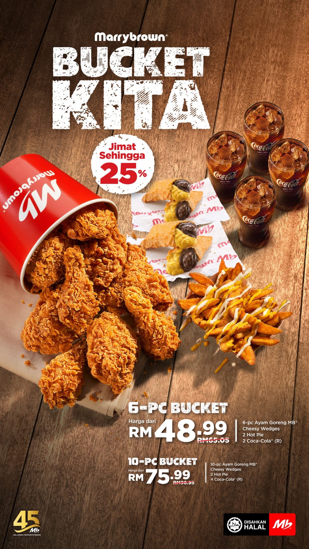 Marrybrown Bucket Kita poster