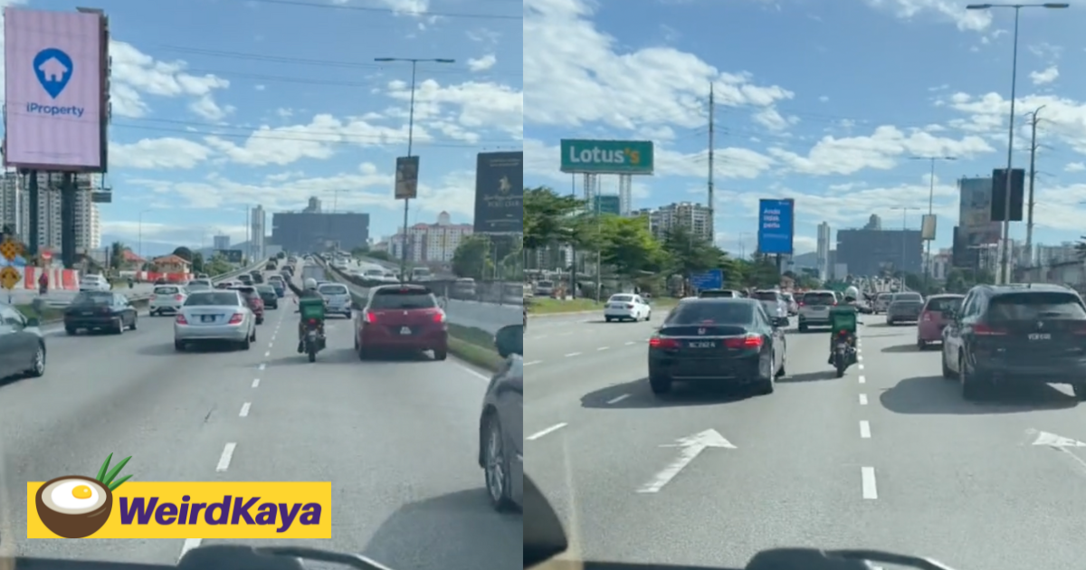 M'sian grab rider guides ambulance through busy traffic, netizens say thank you | weirdkaya